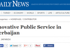 Hurriyetdailynews publishes article on ASAN Service of Azerbaijan 